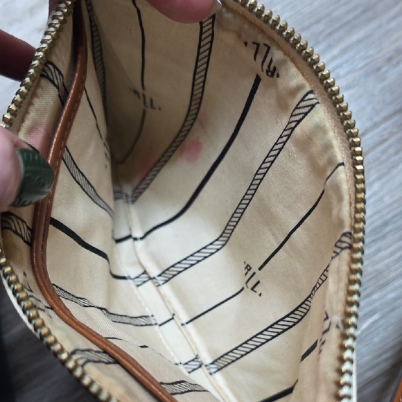 Ralph Lauren | 2014 Caldwell Belting, Equestrian Inspired Print Wristlet - Picture 7 of 11